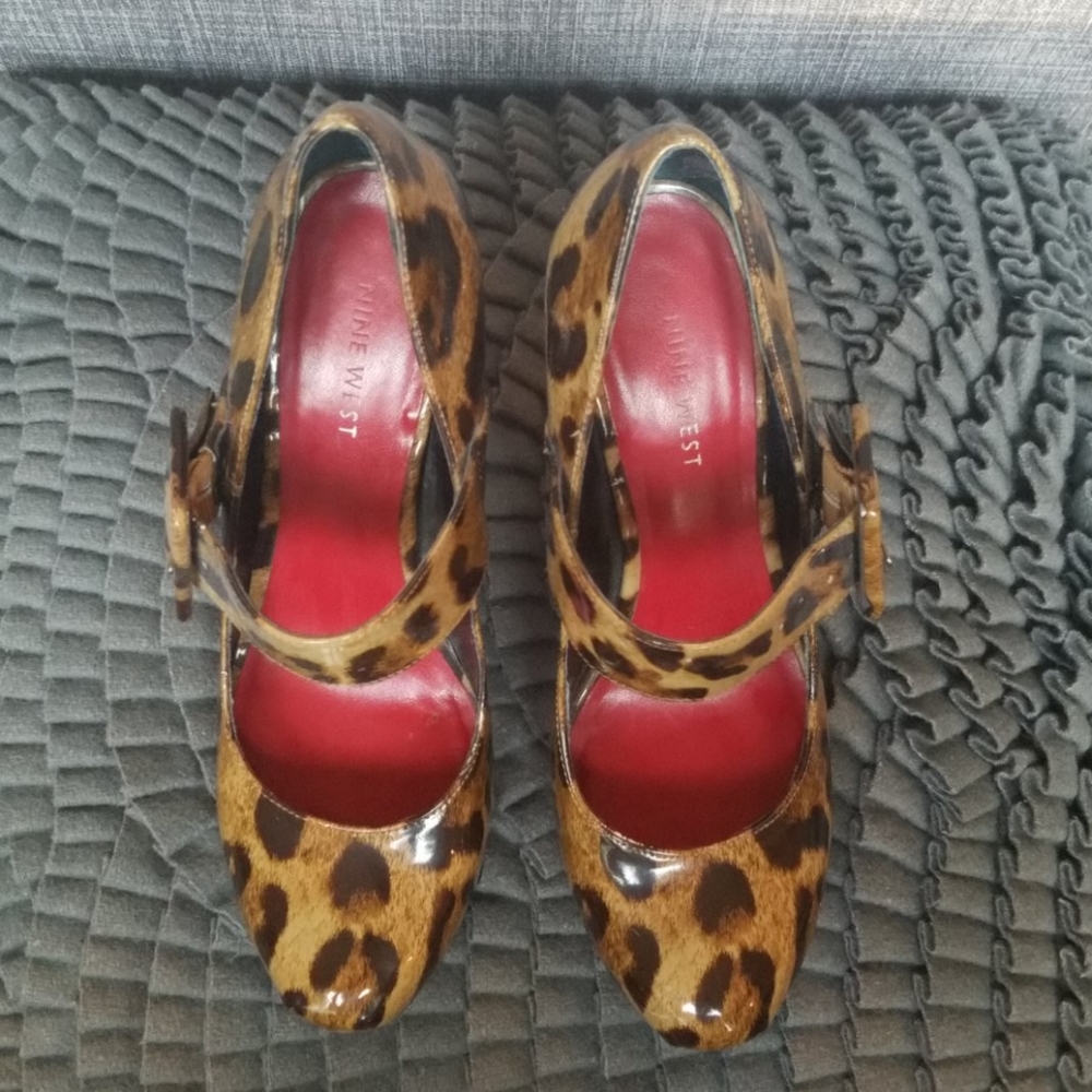 Nine West Animal Print high heels